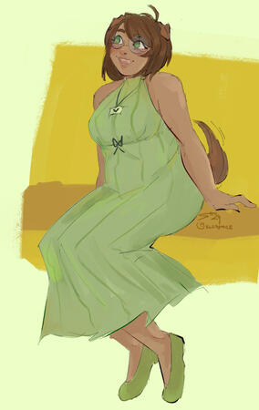 Claire - Personal project character illustration.