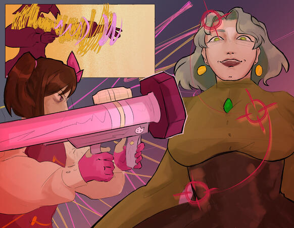 Fishbowl Girl Prologue - Pg 6 + 7 (spread)