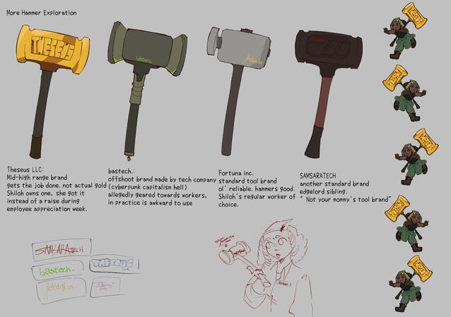 Hammer designs for Shiloh